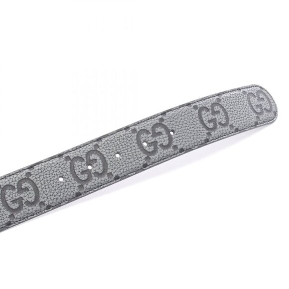 Gucci Belt Interlocking Jumbo GG Wide Black Leather